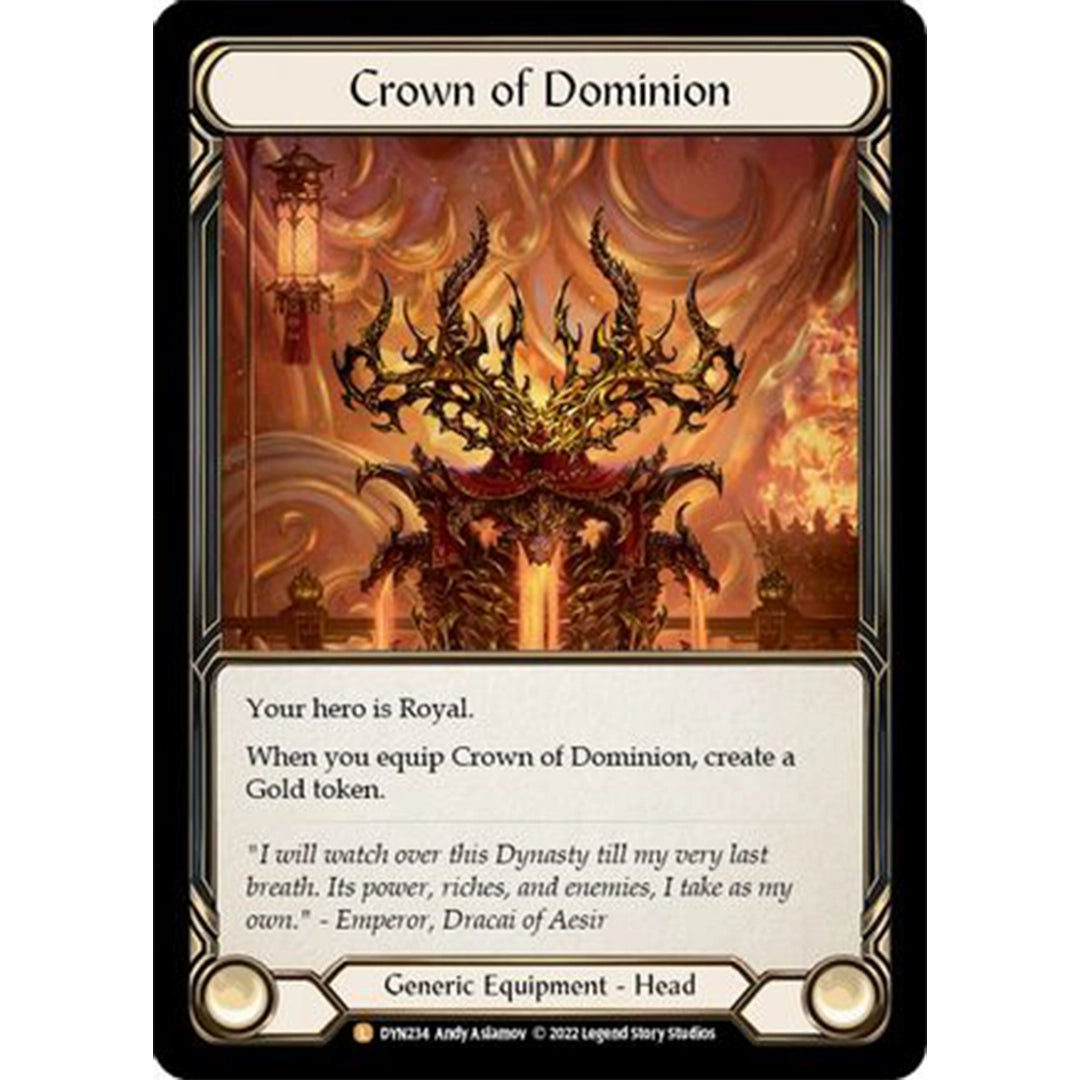 Crown Of Dominion - COLD FOIL - DYN234 NM