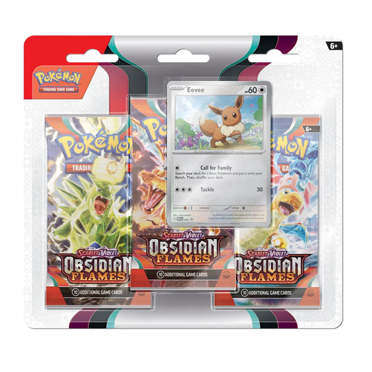 Pokemon Scarlet & Violet: Obsidian Flames 3-Booster Pack Blister