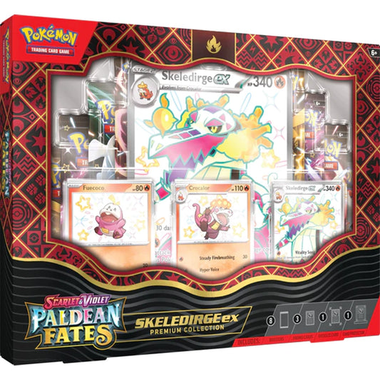 <span style="text-decoration: underline;"><strong>Pokemon: Paldean Fates Premium Collection - Skeledirge EX</strong></span>