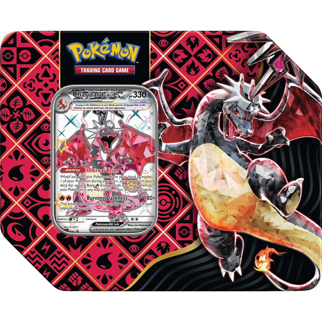 Pokemon: Paldean Fates Charizard Tin