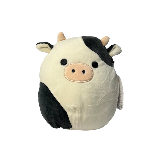 connor the cow with a tan nose 8" squishmallow