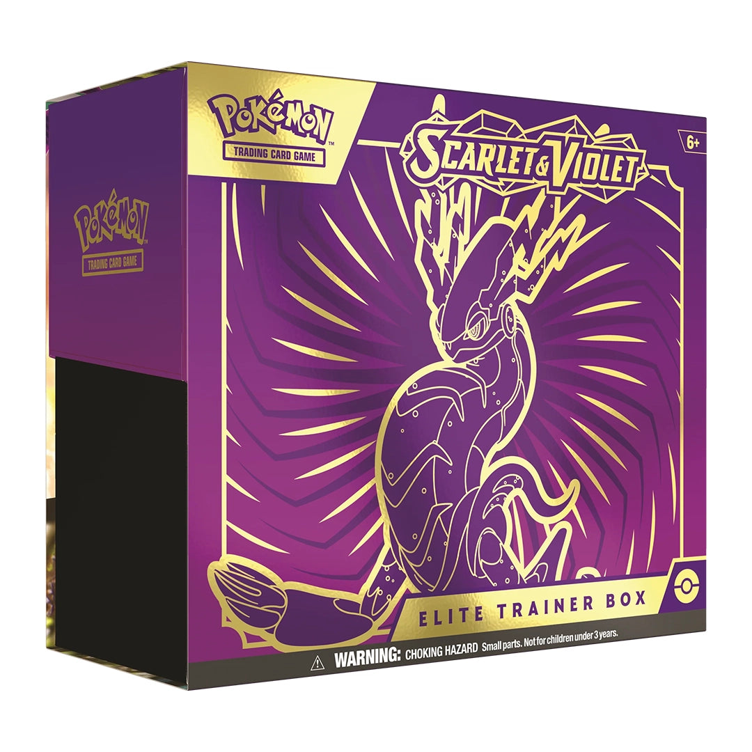 pokemon scarlet & violet miraidon elite trainer box